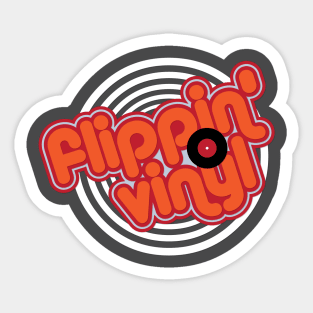 Flippin' Vinyl Sticker